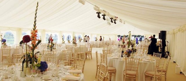 Be creative: ideas for marquee weddings